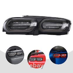 For 2019 2020 2021 Chevy Camaro Left Side LED Tail Light Rear Brake Lamp Black