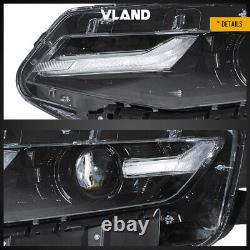 For 2019-2024 Chevrolet Chevy Camaro 1LT 2LT 3LT 1LS LED Headlights Projector