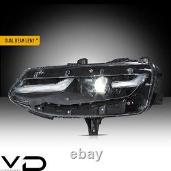 For 2019-2024 Chevy Camaro Coupe Front Lamp Full LED VLAND Projector Headlights