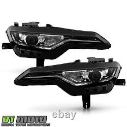 For 2019-2024 Chevy Camaro RS1SS2SS LED DRL Projector Headlights Headlamps Set