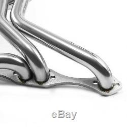 For 70-87 Chevy Sbc 267-400 V8 Stainless Steel Long Tube Header Exhaust Manifold