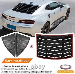 For Chevrolet Camaro 2010-2015 Rear & Side Window Louver Sun shade Scoop Cover
