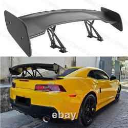 For Chevrolet Chevy Camaro SS ZL1 46 GT Style Rear Trunk Spoiler Wing Matte BLK