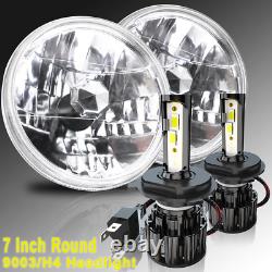 For Chevy C10 K10 Truck 1962-1980 Round LED Headlights 100W Bright 7 Inch
