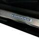 For Chevy Camaro 11-15 Windrestrictor Silver Door Sills W White Camaro Logo