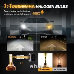 For Chevy Camaro 1998-2002 AUXBEAM LED Headlight Hi /Lo Beam + Fog Lights Bulbs