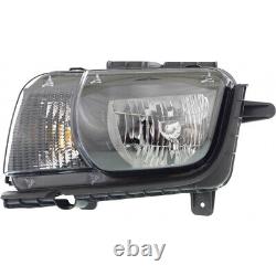 For Chevy Camaro 2010-2013 Headlight Assembly Driver & Passenger Side Pair CAPA