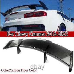 For Chevy Camaro 2010-2024 Carbon Look Sport Style Rear Trunk Spoiler Wing Lip