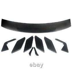 For Chevy Camaro 2010-2024 Carbon Look Sport Style Rear Trunk Spoiler Wing Lip