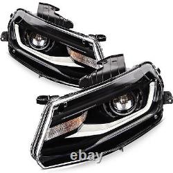 For Chevy Camaro 2016-2018 Headlight Assembly LED DRL Type Pair