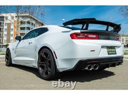 For Chevy Camaro 2016-2024 ZL1 1LE Style Rear Trunk Spoiler Wing GLOSS BLACK