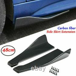 For Chevy Camaro Carbon Fiber Front Bumper Lip Spoiler/Side Skirt/Rear Lip