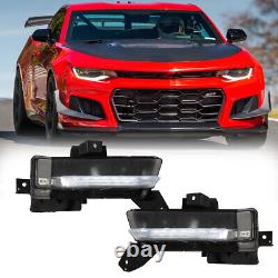For Chevy Camaro SS 2016 2017 2018 Driving Fog Lights Front Bumper Lamps Pair