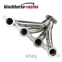 For Chevy LS LS3 LS6 LS7 Shorty Chevelle Camaro Stainless Steel Exhaust Headers