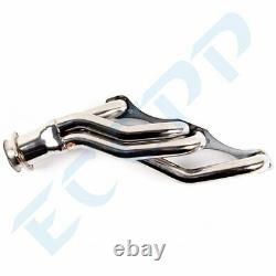 For Chevy SBC Small Block A/F/G Body 5.0 5.7L Stainless Clipster Exhaust Header
