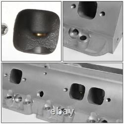 For Chevy Small Block 350 Sbc 200cc 68cc Straight Aluminum Bare Cylinder Head