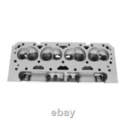 For Chevy Small Block 350 Sbc 200cc 68cc Straight Aluminum Bare Cylinder Head