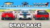 Ford Mustang King Cobra V Chevy Camaro V Dodge Challenger Srt Drag Race