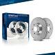 Front 355mm Drilled Brake Rotors For Buick Regal Chevy Camaro Ss G8
