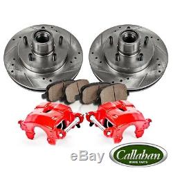 Front Brake Calipers + Rotors & Pads For Camaro Firebird Trans Am S10 Blazer 2WD