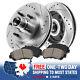 Front Drill Slot Brake Rotors & Ceramic Pads For Buick Chevy Gmc Olds Pontiac