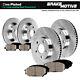 Front+rear Brake Rotors + Ceramic Pads For 2010 2011 2012 2015 Chevy Camaro Ss