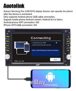 GPS Navigation Double Din InDash Car DVD Radio Stereo Player Bluetooth+camera