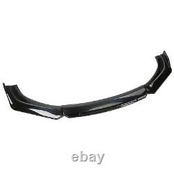 Gloss Black For Chevy Camaro Front Bumper Lip Splitter Spoiler Kit + Strut Rods