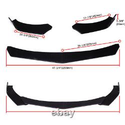 Gloss Black For Chevy Camaro Front Bumper Spoilers Kits/Side Skirts /Rear Lips