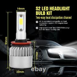 H11 H8 H9 LED Headlight For Cadillac CTS 2008-2016 High/Lo Beam Bulbs 80W 6000K