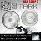 H6024 Head Light Glass Housing Lamp Classic Chrome 7 Round Led Convesion Kit -a