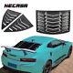 Hecasa Rear&side Window Louvers Cover For 10-15 2011 2012 2013 2014 Chevy Camaro
