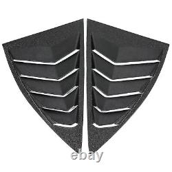 HECASA Rear&Side Window Louvers Cover For 10-15 2011 2012 2013 2014 Chevy Camaro