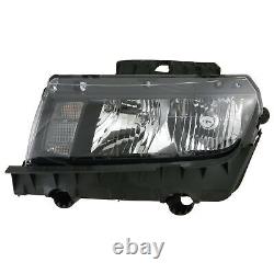 Halogen Headlight Front Lamp for 14-15 Chevy Camaro Left Driver Side