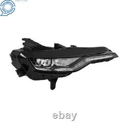 Headlight For 2019-2024 Chevy Camaro Black LED Head Lamp RH Passenger Side