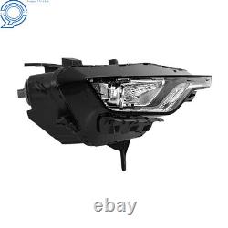 Headlight For 2019-2024 Chevy Camaro Black LED Head Lamp RH Passenger Side