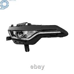 Headlight For 2019-2024 Chevy Camaro Black LED Head Lamp RH Passenger Side