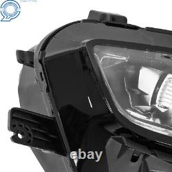 Headlight For 2019-2024 Chevy Camaro Black LED Head Lamp RH Passenger Side