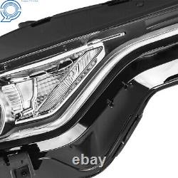 Headlight For 2019-2024 Chevy Camaro Black LED Head Lamp RH Passenger Side