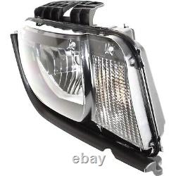 Headlight Set For 2010-2013 Chevrolet Camaro Left and Right With Bulb 2Pc