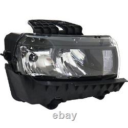 Headlight Set For 2014-2015 Chevrolet Camaro Left and Right With Bulb 2Pc