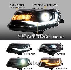Headlights for Chevrolet Chevy Camaro 2016-2018 LT SS RS ZL LS LED Headlamp