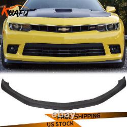 KUAFU For 19-22 Chevy Camaro SS RS Coupe 2DR Front Bumper Lip Spoiler ABS Tinted