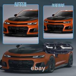 LED Projector Headlights For 2019-2024 Chevrolet Chevy Camaro Coupe Convertible