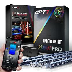 LED Underglow Bluetooth Enabled Lighting Kit OPT7 AURA PRO All-Color