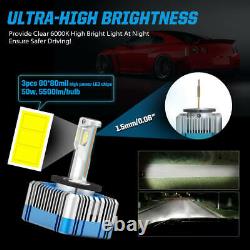 Lasfit LED Headlight Bulb D1S D1R D3S D3R High Low Beam HID Xenon Conversion Kit