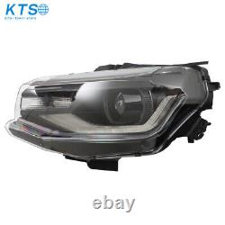 Left+Right Headlight For 2016-2022 Chevy Camaro HID withLED DRL Black Assembly