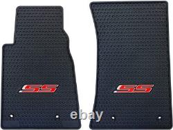 Lloyd Mats All Weather Mats for Chevy Camaro 2010-2015 with Red SS, 2PC Front