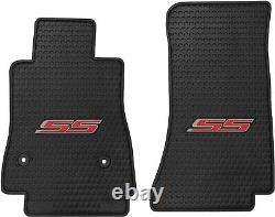 Lloyd Mats All Weather Mats for Chevy Camaro 2016-ON with Red SS, 2PC Front