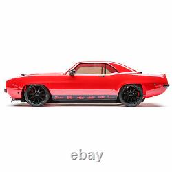 Losi 1/10 1969 Chevy Camaro V100 AWD Brushed Ready to Run Red